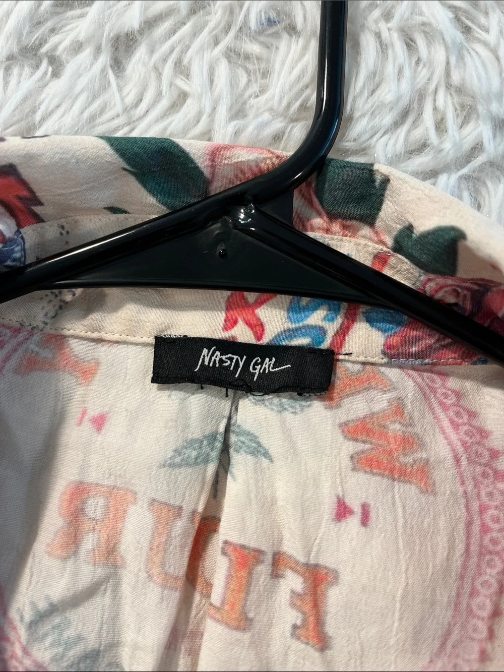 Nasty Gal printed blouse 2